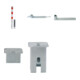 Set Schake Absperrpfosten Typ 470F, 70x70mm, herausnehmbar- +...-1