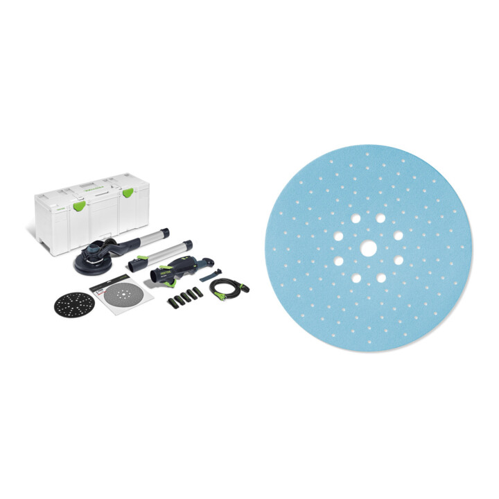Set Festool LHS 2 225 EQI-Plus Planex+STF D225 P120+ STF D225 P80+SFT D225 P99
