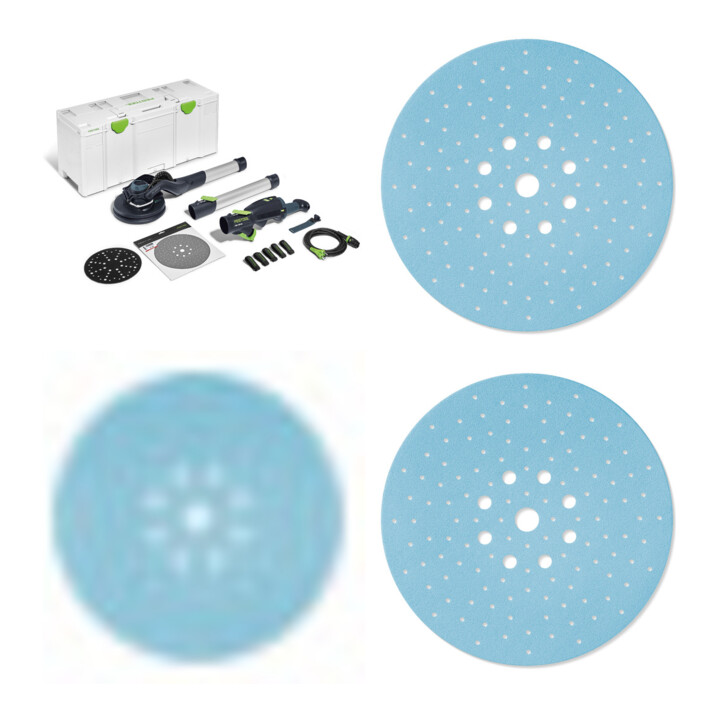 Set Festool LHS 2 225 EQI-Plus Planex+STF D225 P120+ STF D225 P80+SFT D225 P99