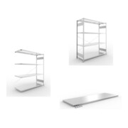 Set META-Regalbau GmbH& Co. KG S3 CLIP 200 AR 2000x1700x600 mm in verzinkt...