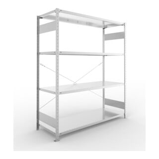 Set META-Regalbau GmbH& Co. KG S3 CLIP 200 AR 2000x1700x600 mm in verzinkt...