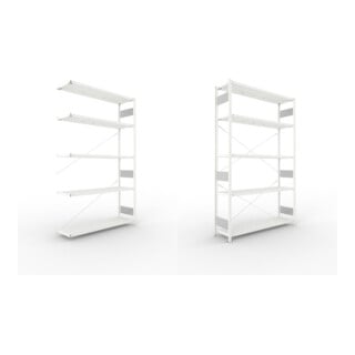 Set META-Regalbau GmbH& Co. KG S3 CLIP 200 AR 2500x1500x400 mm in RAL 7035...