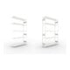 Set META-Regalbau GmbH& Co. KG S3 CLIP 200 AR 2500x1500x400 mm in RAL 7035...