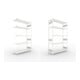 Set META-Regalbau GmbH& Co. KG S3 CLIP 200 AR 2500x1500x500 mm in RAL 7035...