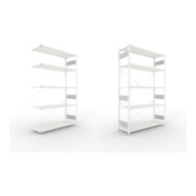 Set META-Regalbau GmbH& Co. KG S3 CLIP 200 AR 2500x1500x500 mm in RAL 7035...