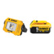 Set DeWalt LED Akku-Baustellenleuchte, Basisversion + Ersatz-Akku DCB184-XJ-1