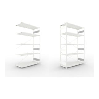 Set META-Regalbau GmbH& Co. KG S3 CLIP 200 AR 2500x1500x600 mm in RAL 7035...