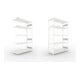 Set META-Regalbau GmbH& Co. KG S3 CLIP 200 AR 2500x1500x600 mm in RAL 7035...