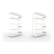 Set META-Regalbau GmbH& Co. KG S3 CLIP 200 AR 2500x1500x600 mm in RAL 7035...