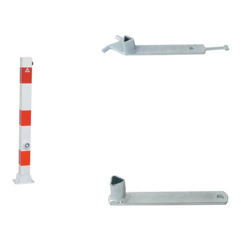 Set Schake Absperrpfosten Typ 470FUKH + Dreikantschlssel M 12 + Grauguss-Univ.-Schlssel