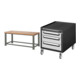 Set STIER Schwerlastwerkbank 2500 kg Premium BxTxH 2000x900x850 mm +...
