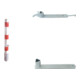 Set Schake Absperrpfosten Typ 470FUKH, umlegbar, Hebe, Kipp, Mechanik +...-1