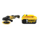 Set DeWalt 18 Volt Akku-Rotationspolierer (bürstenlos), Basisversion + Ersatz-Akku DCB184-XJ-1