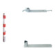 Set Schake Absperrpfosten Typ 4715FU + Dreikantschlssel M 12 + Grauguss-Univ.-Schlssel + BefestigungsschraubensatzTyp 1 + Bodenhlse