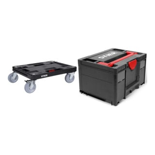Set STIER Rollbrett RB Black +Systainer³ III Black Edition