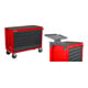 Set STIER Werkstattwagen XXL leer + Papierkorb + Putztuchhalter + Laptop-Halter