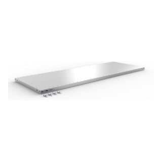 Set S3 CLIP 200 AR 2500x1700x600 mm in verzinkt mit 5 Böden + S3 CLIP 200 GR 2500x1700x600 mm in verzinkt mit 5 Böden + Zusatzboden 1700x600 vzk 4F