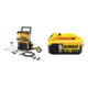 Set DeWalt Akku-Hochdruckreiniger, 2x 18V, Basisversion + Ersatz-Akku DCB184-XJ-1
