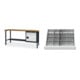 Set STIER Werkbank mit 1 Schublade und 1 Tür BxTxH 2000x600x960 mm RAL 7016...
