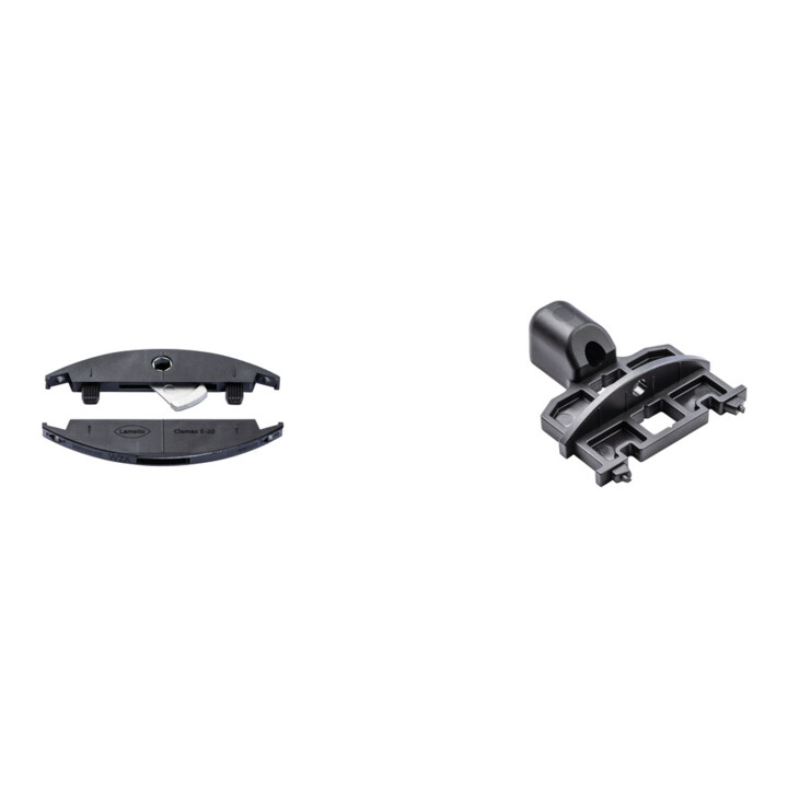 Set Lamello Verbinder Clamex S-20, Paar, inkl. Schrauben + Bohr- / Ausrichtlehre