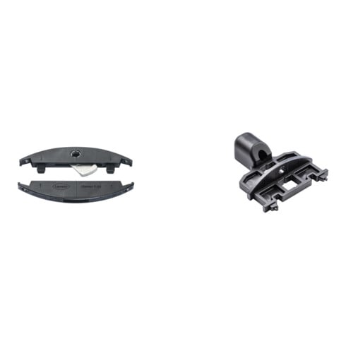 Set Lamello Verbinder Clamex S-20, Paar, inkl. Schrauben + Bohr- / Ausrichtlehre