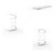 Set S3 CLIP 230 Anbauregal 2000x1000x300 mm in RAL 7035 mit 5 Böden + Zusatzboden RAL 7035 1000x300 mm 230 kg + S3 CLIP 230 Grundregal 2000x1000x300 mm in RAL 7035 mit 5 Böden