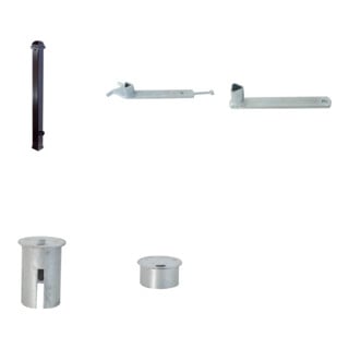 Set Schake Absperrpfosten Typ 473FUB + Dreikantschlssel M 12 + Grauguss-Univ.-Schlssel + BefestigungsschraubensatzTyp 1 + Bodenhlse