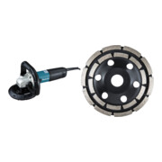 Set Makita Betonschleifer 125 mm PC5010C + STIER Diamant-Schleiftopf dopp. 125mm