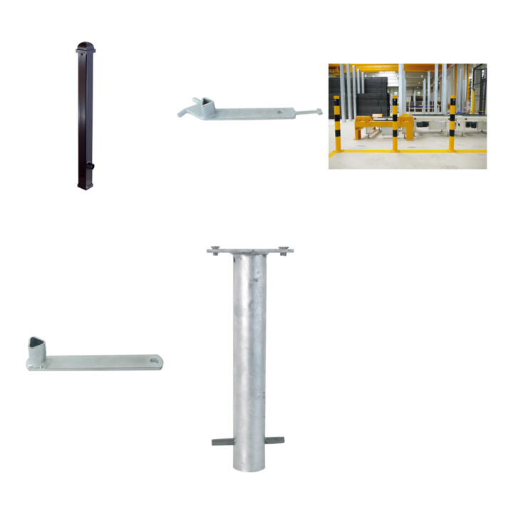 Set Schake Absperrpfosten Typ 473FUHB + Dreikantschlssel M 12 + Grauguss-Univ.-Schlssel