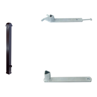 Set Schake Absperrpfosten Typ 473FUHB umlegbar + Dreikantverschluß zum...