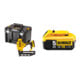 Set DeWalt 18,0 Volt Akku-Stauchkopfnagler 0° (bürstenlos), 32-64mm, 16ga Durchmesser 1,6mm - Basisversion + Ersatz-Akku DCB184-XJ-1