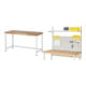 Set Rau Werkbank, BxTxH 1500x700x840 mm + System-Aufbau Komplettset 01