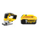 Set DeWalt Akku-Pendelhub-Stichsäge DCS334NT-XJ + Ersatz-Akku DCB184-XJ-1