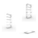 Set Steckregal S3 230 AF 2500x1000x400 mm vzk + Steckregal S3 230 GF 2500x1000x400 mm vzk + Fachboden MS 230 CLIP 1000x400 mm verz.