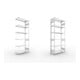 Set Steckregal S3 230 AF 2500x1000x400 mm vzk + Steckregal S3 230 GF 2500x1000x400 mm vzk + Fachboden MS 230 CLIP 1000x400 mm verz.