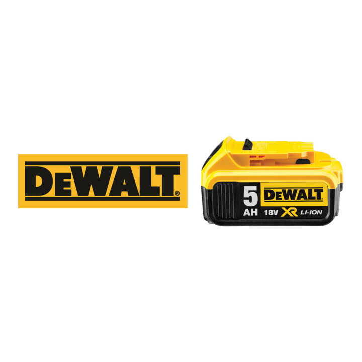 Set DeWalt Akku-Paneelsaege 18 V, 184 mm - DCS365N-XJ + Ersatz-Akku DCB184-XJ