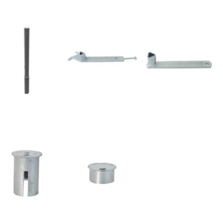 Set Schake Absperrpfosten Typ 476F, herausnehmbar, Ø 76mm +...