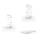 Set S3 CLIP 230 Anbauregal 2500x1000x500 mm in RAL 7035 mit 6 Böden + Fachboden MS 230 CLIP 1000x500 mm grau + S3 CLIP 230 Grundregal 2500x1000x500 mm in RAL 7035 mit 6 Böden