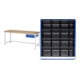 Set Rau GmbH Établi, I×P×H 2000x900x840 mm + Ensemble de compartiments pour tiroirs I×P 490x560 mm-1