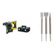 Set DeWalt Akku-Kombihammer 18,0 V SDS-Plus DCH273NT + STIER Meißel-Set SDS-plus