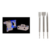 Set DeWalt Akku-Kombihammer 18,0 V SDS-Plus DCH273NT + STIER Meißel-Set SDS-plus