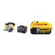 Set DeWalt 18,0 V Metallkreissaege (für Akku +) DCS373NT-XJ + Ersatz-Akku DCB184-XJ-1