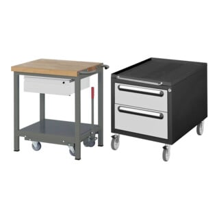 Set STIER Werkbank Premium mit abs. Fahrgestell und 1 Schublade BxTxH...