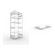 Set Steckregal S3 230 AF 2500x1000x600 mm vzk + Steckregal S3 230 GF 2500x1000x600 mm vzk + Fachboden MS 230 CLIP 1000x600 mm verz.