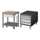 Set STIER Werkbank Premium mit abs. Fahrgestell und 1 Schublade BxTxH...