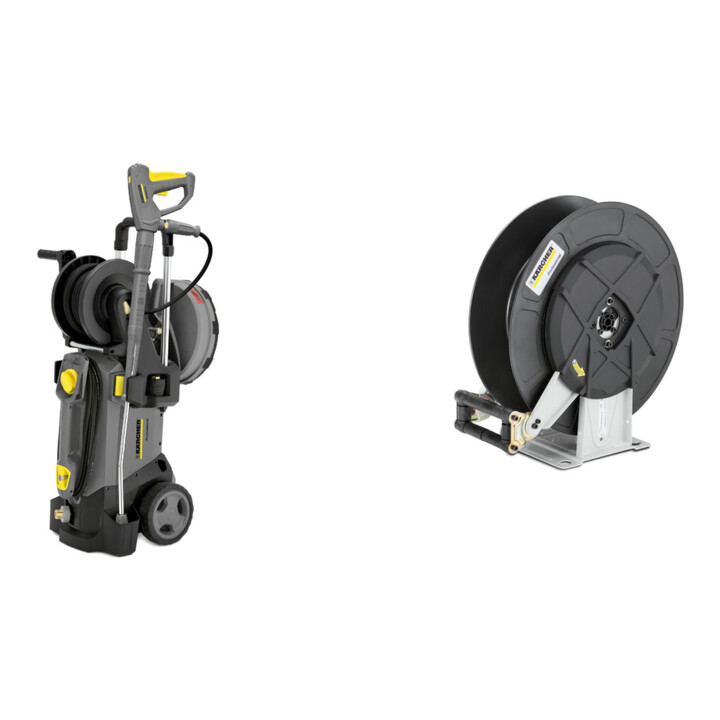Set Kärcher: Hochdruckreiniger HD 5/15 CX Plus + FR Classic + Schlauchtrommel