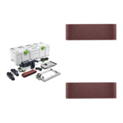 Set Festool Bandschleifer BS 75 E-Set + Schleifband L533X 75-P120 & P60 Rubin 2