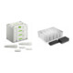 Set Festool Sortainer³ SYS3-SORT/3 M337 + Einsatzboxen 50x50/50x100x68-Set