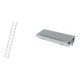 Set Günzburger Steigtechnik Anlegeleiter 10 Sprossen Alu.Leiterlänge 3000mm + Stufenmodul MaxxStep Länge 276 mm-1