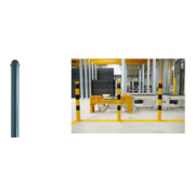Set Schake Absperrstilpfosten Typ 478FB, herausnehmbar + Dreikantverschlu, Ø 76mm + Kugelkopf, beschichtet, + Dreikantschlssel M 12, Standard + Grauguss-Univ.-Schlssel z.Absperrpf. m.Feuerw.-V. + Abdeckkappe Art.Nr.470.20 ohne Verschlu + Abdeckkappe A